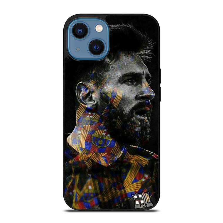 LEO MESSI BARCELONA ART iPhone 14 Case