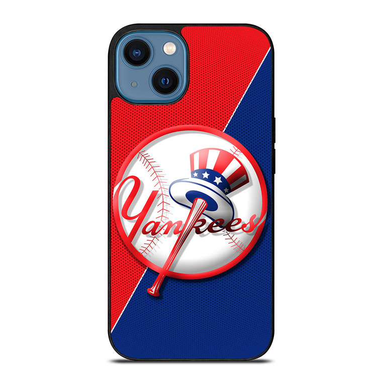 NEW YORK YANKEES MLB HAT ICON iPhone 14 Case NEW YORK YANKEES MLB HAT ICON iPhone 14 Case