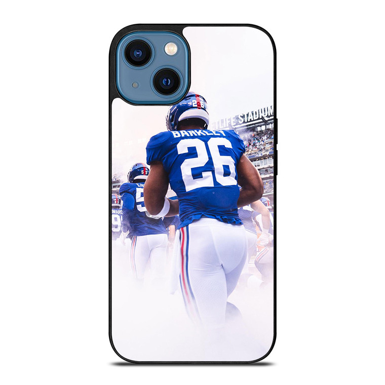 NY NEW YORK GIANTS SAQUON BARKLEY BACK SIDE iPhone 14 Case