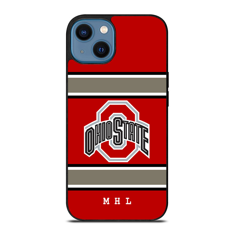 OHIO STATE BUCKEYES UNIVERSITY FOOTBALL LOGO iPhone 14 Case
