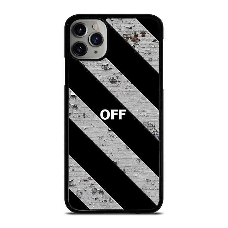 OFF WHITE LOGO STRIPE iPhone 11 Pro Max Case