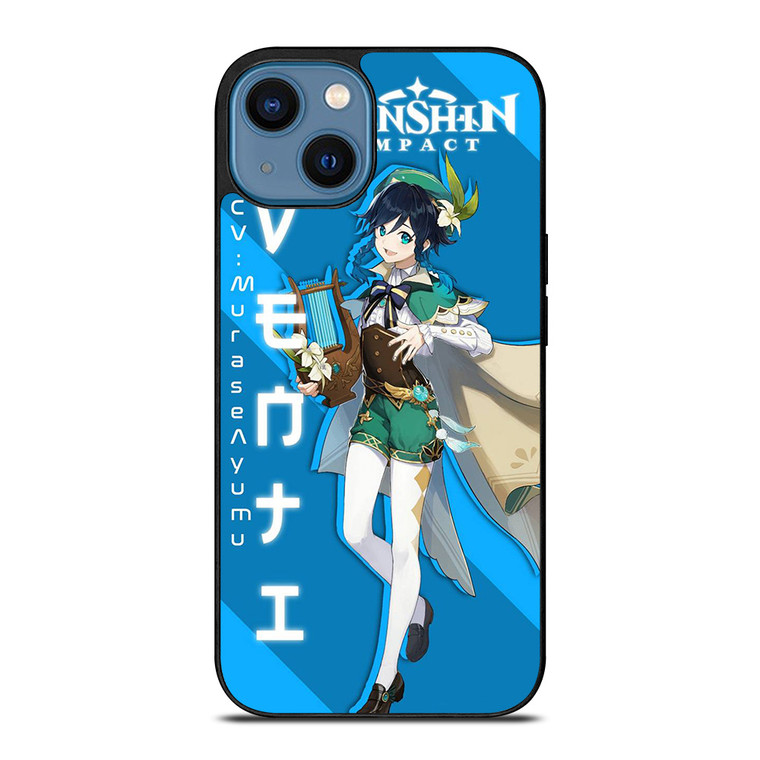 VENTI WINDBORNE BARD GENSHIN iPhone 14 Case