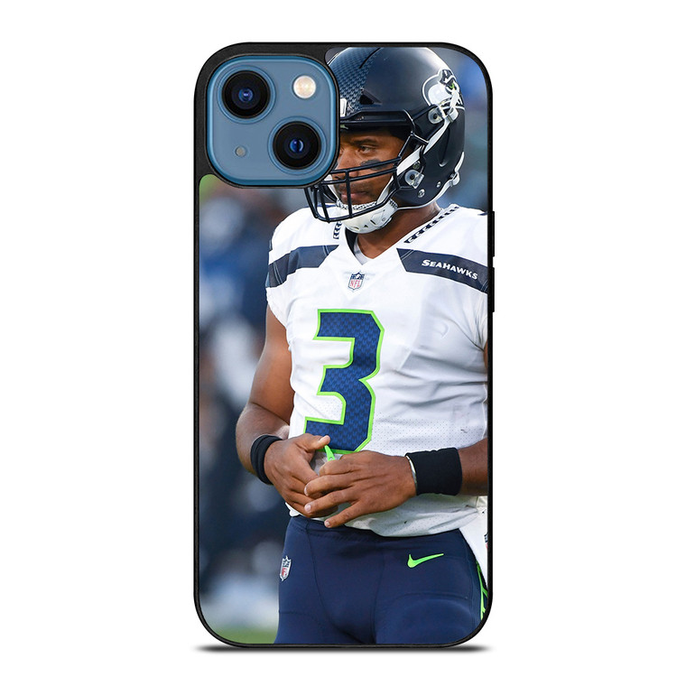 WILSON SEATTLE SEAHAWKS WHITE JERSEY iPhone 14 Case WILSON SEATTLE SEAHAWKS WHITE JERSEY iPhone 14 Case