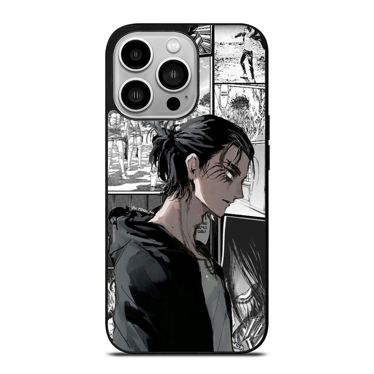 ATTACK ON TITAN ANIME MANGA SILOUET iPhone 14 Pro Case