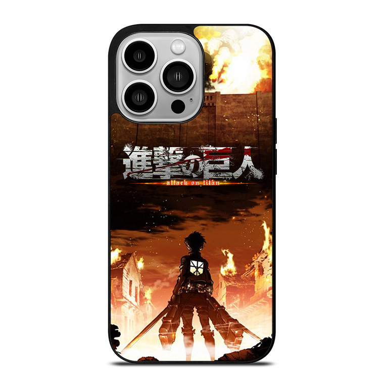 ATTACK ON TITAN COVER ANIME iPhone 14 Pro Case