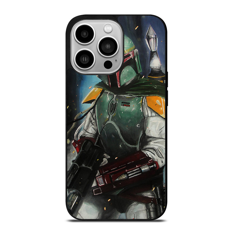 BOBA FETT STAR WARS ART iPhone 14 Pro Case