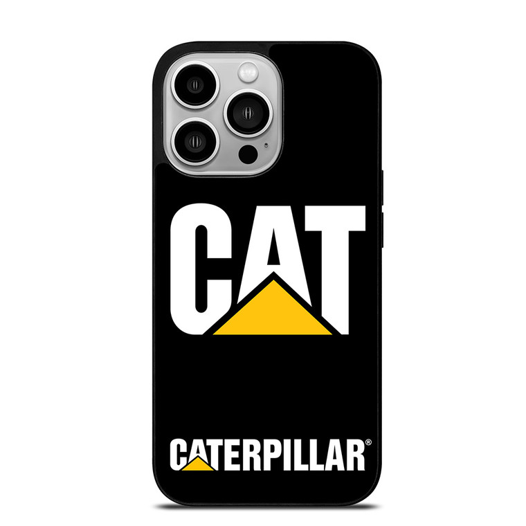 CAT CATERPILLAR BLACK LOGO iPhone 14 Pro Case