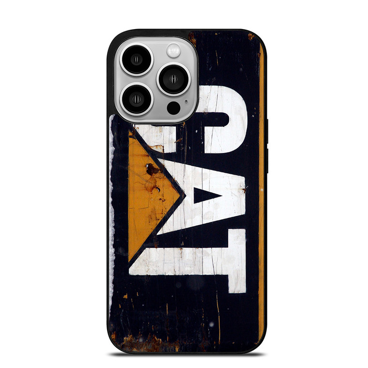 CATERPILLAR LOGO RUSTY EMBLEM iPhone 14 Pro Case