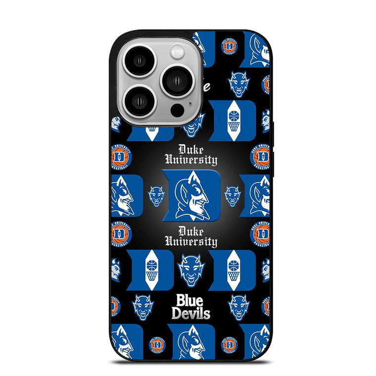 DUKE BLUE DEVILS LOGO BASKETBALL COLLAGE iPhone 14 Pro Case DUKE BLUE DEVILS LOGO BASKETBALL COLLAGE iPhone 14 Pro Case