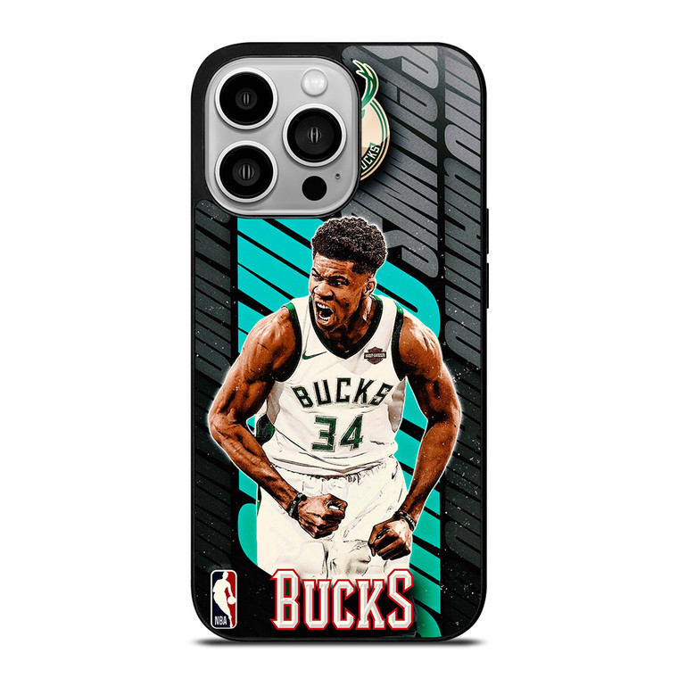 GIANNIS ANTETOKOUNMPO BUCKS NBA iPhone 14 Pro Case