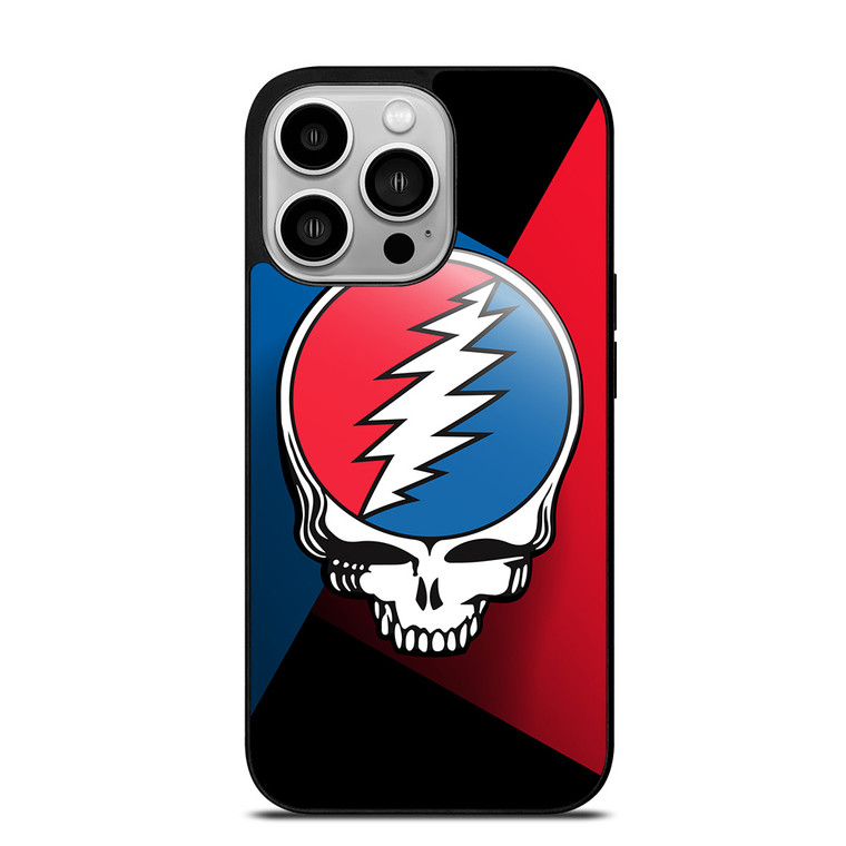 GRATEFUL DEAD SKULL STRIPS iPhone 14 Pro Case GRATEFUL DEAD SKULL STRIPS iPhone 14 Pro Case