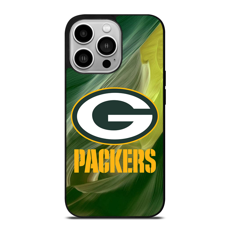 GREEN BAY PACKERS ART FOOTBALL iPhone 14 Pro Case