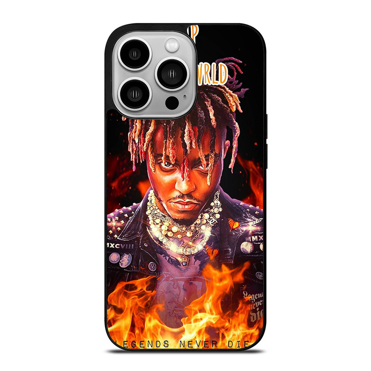 JUICE WRLD LEGENDS NEVER DIE ON FIRE iPhone 14 Pro Case