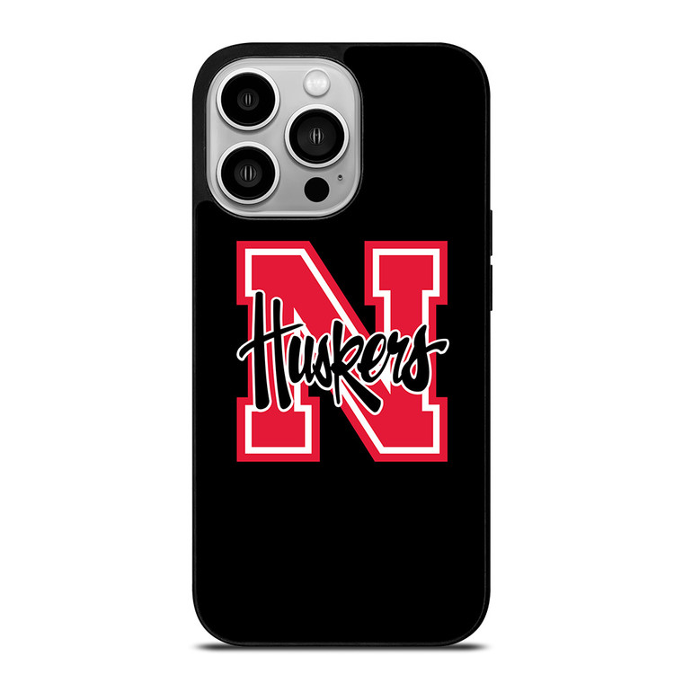 NEBRASKA HUSKERS UNIVERSITY FOOTBALL TEAM LOGO iPhone 14 Pro Case