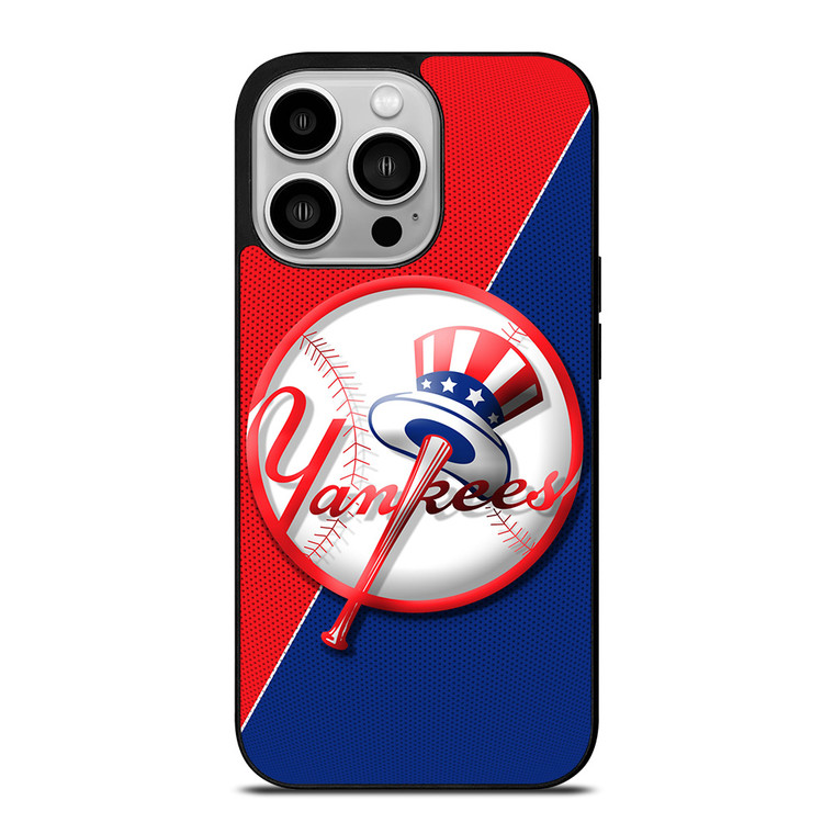 NEW YORK YANKEES MLB HAT ICON iPhone 14 Pro Case NEW YORK YANKEES MLB HAT ICON iPhone 14 Pro Case
