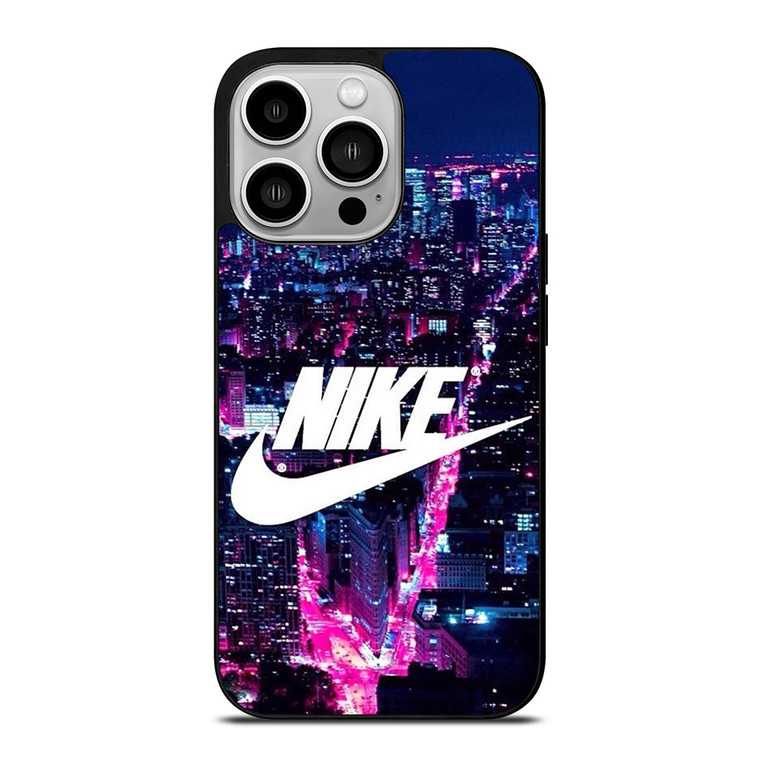 NIKE LOGO THE CITY iPhone 14 Pro Case