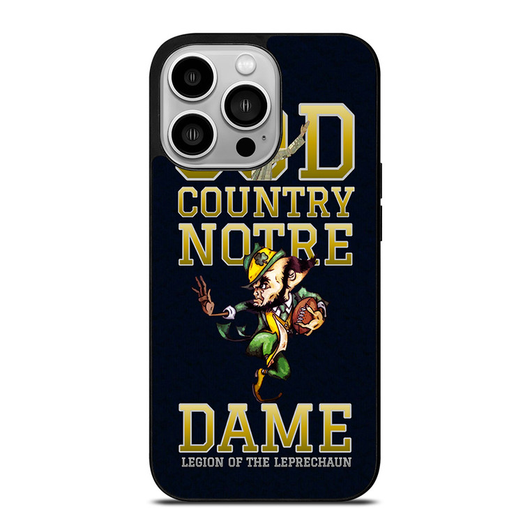 NOTRE DAME FIGHTING GOD COUNTRY iPhone 14 Pro Case