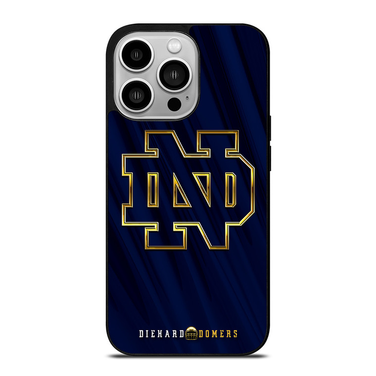 NOTRE DAME IRISH ND INITIAL LOGO iPhone 14 Pro Case