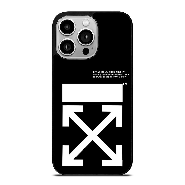 OFF WHITE BLACK WHITE iPhone 14 Pro Case
