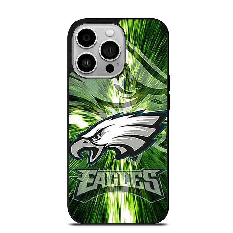 PHILADELPHIA EAGLES LOGO GREEN iPhone 14 Pro Case