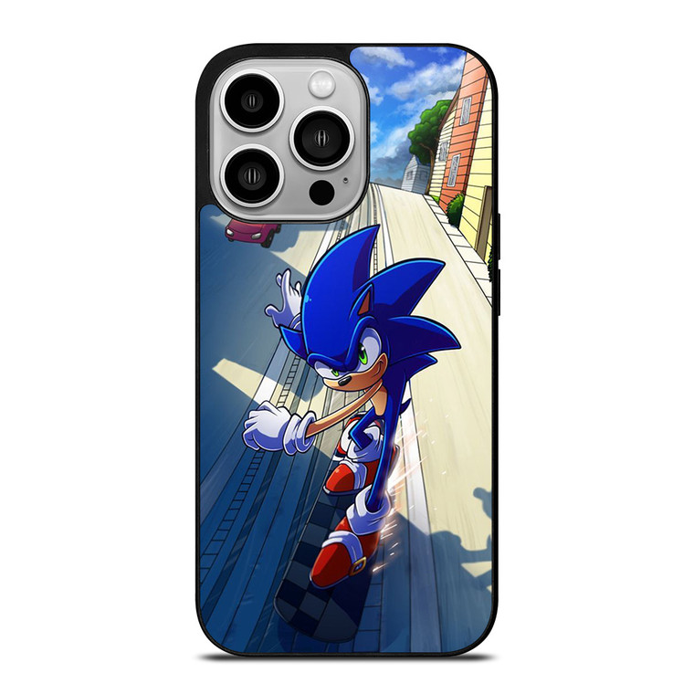 SONIC THE HEDGEHOG ON THE STREET iPhone 14 Pro Case