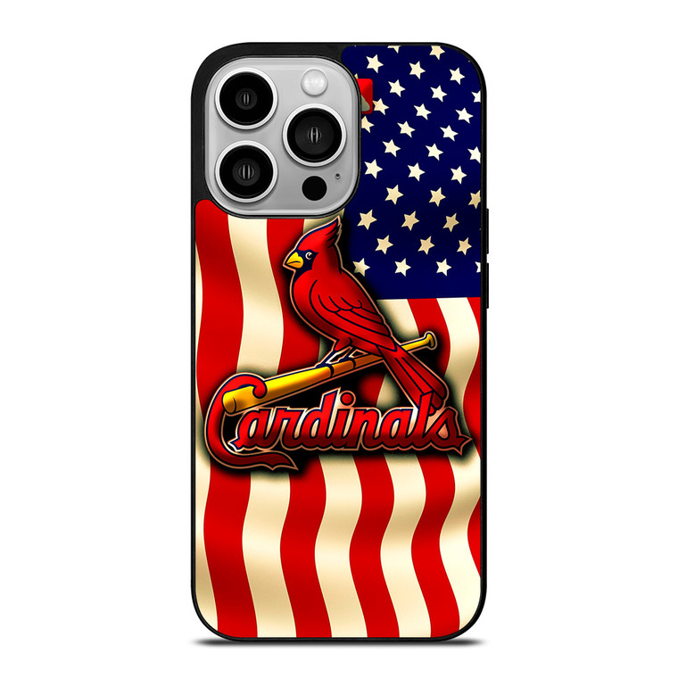 ST LOUIS CARDINALS MLB FLAG iPhone 14 Pro Case