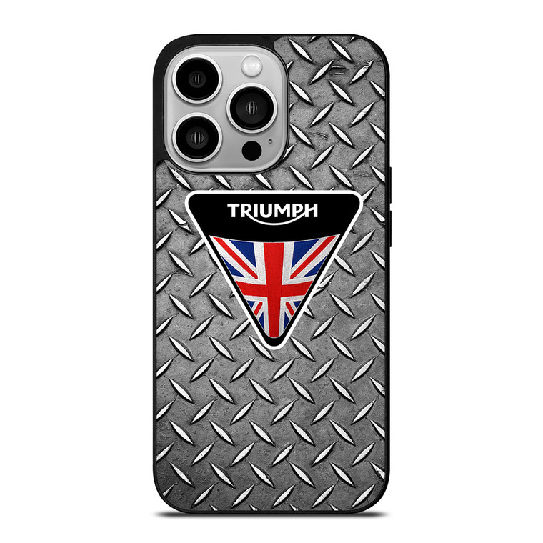 TRIUMPH MOTORCYCLE EMBLEM iPhone 14 Pro Case TRIUMPH MOTORCYCLE EMBLEM iPhone 14 Pro Case