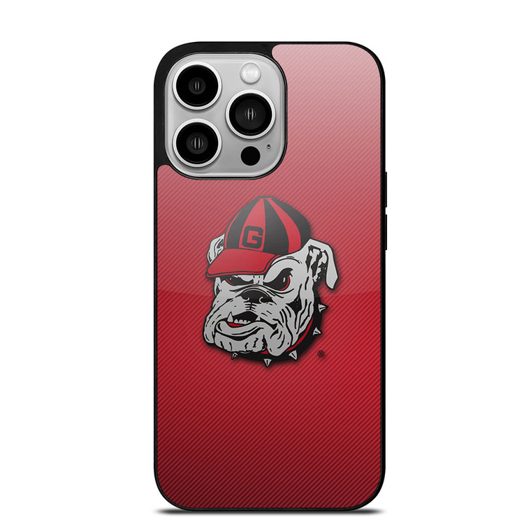 UNIVERSITY OF GEORGIA BULLDOGS UGA RED HAT iPhone 14 Pro Case