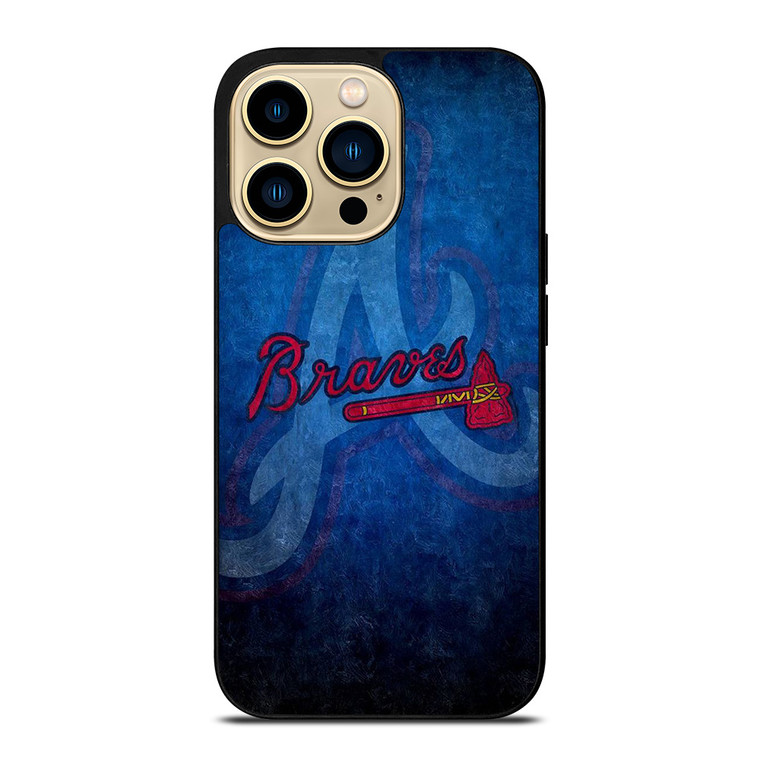 ATLANTA BRAVES A BASEBALL LOGO iPhone 14 Pro Max Case
