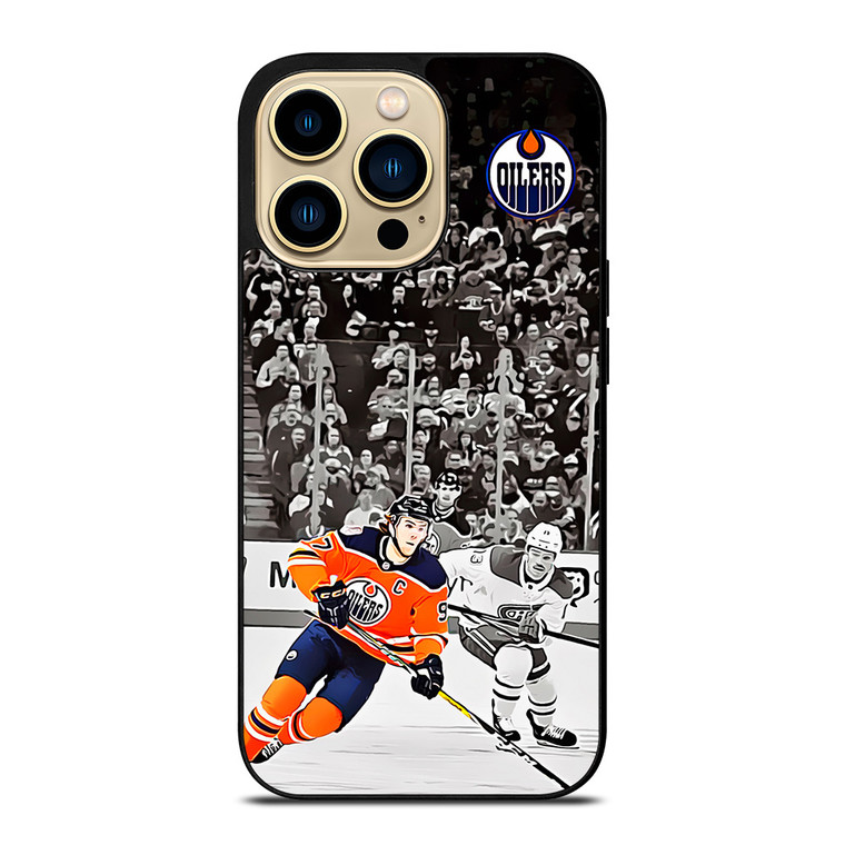 CONNOR MCDAVID HOCKEY OILERS LEAGUE iPhone 14 Pro Max Case