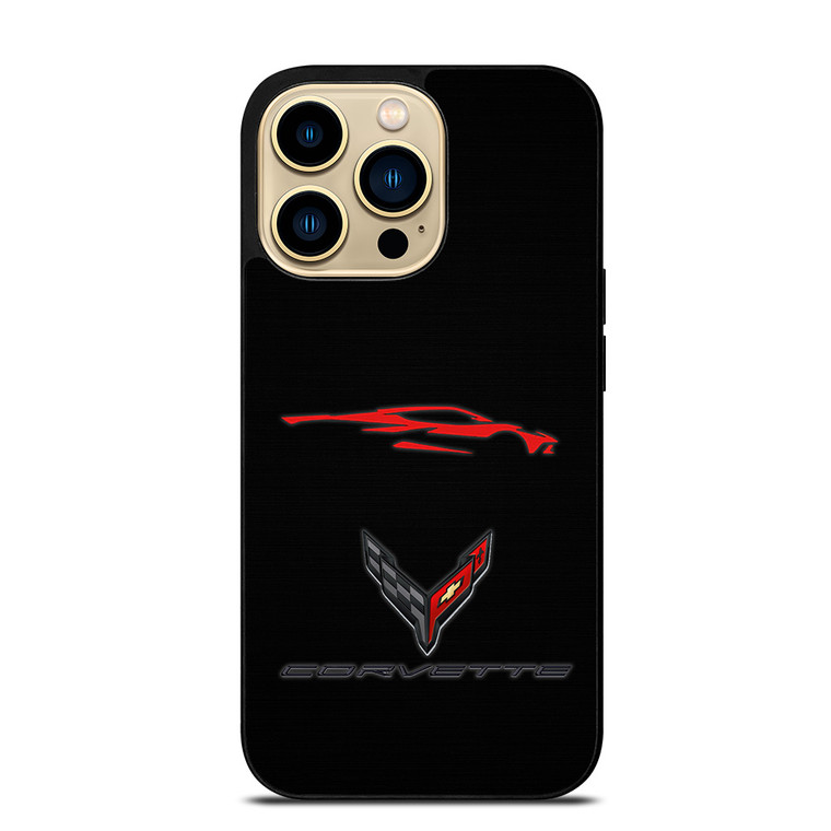 CORVETTE STINGRAY C8 CAR LOGO iPhone 14 Pro Max Case