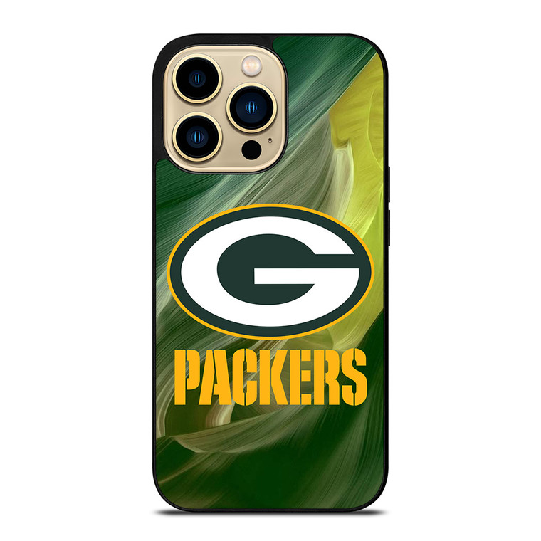 GREEN BAY PACKERS ART FOOTBALL iPhone 14 Pro Max Case