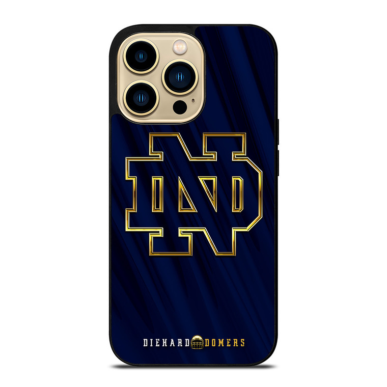 NOTRE DAME IRISH ND INITIAL LOGO iPhone 14 Pro Max Case