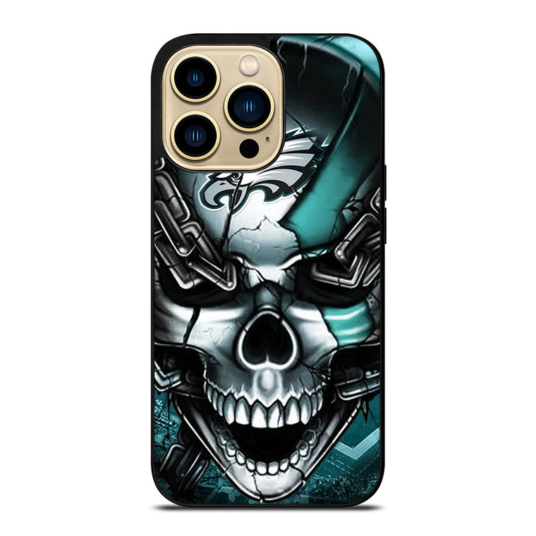 PHILADELPHIA EAGLES SKULL LOGO iPhone 14 Pro Max Case