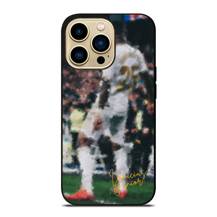 VINICIUS JR JUNIOR REAL MADRID PAINTING ART iPhone 14 Pro Max Case