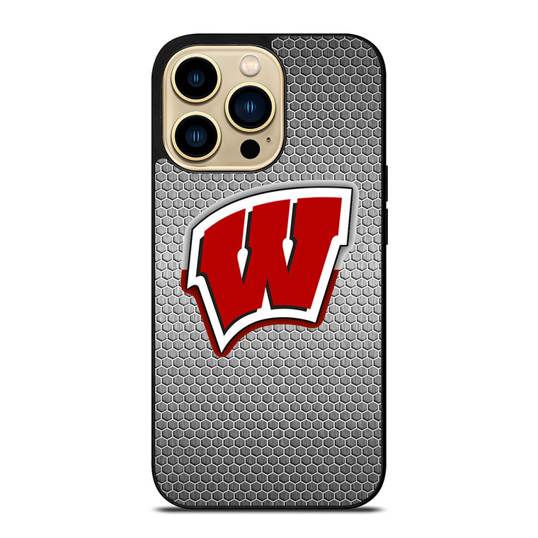 WISCONSIN BADGER EMBLEM iPhone 14 Pro Max Case