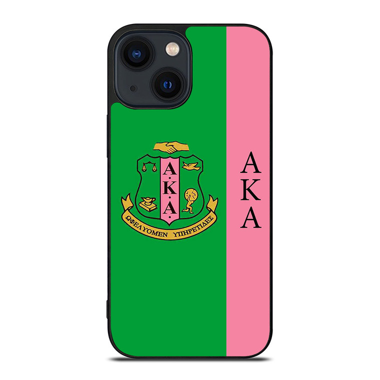 ALPHA KAPPA GREEN NEW iPhone 14 Plus Case