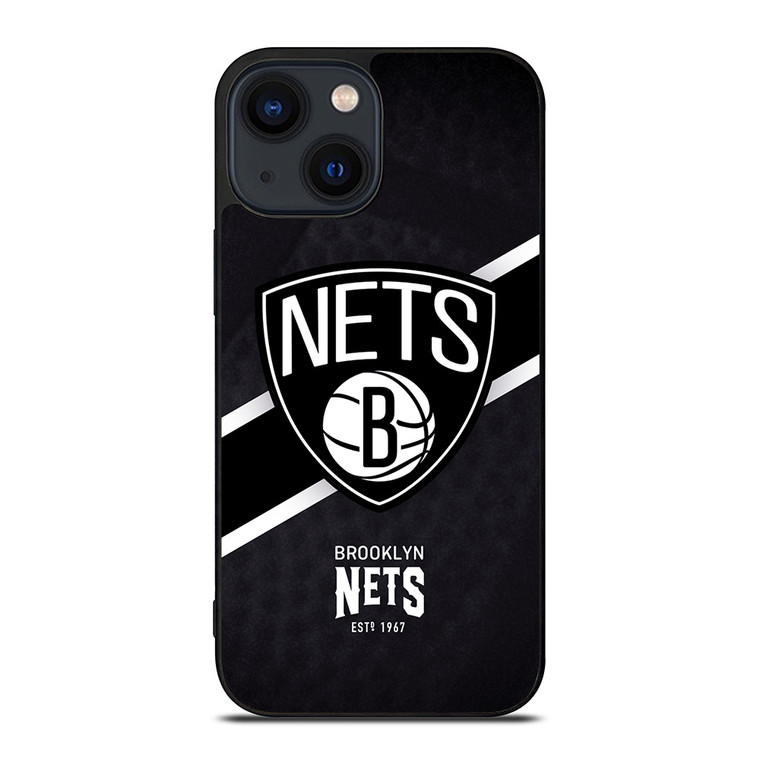 BROOKLYN NETS BASKETBAL TEAM LOGO EST 1967 iPhone 14 Plus Case