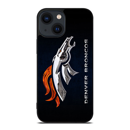 DENVER BRONCOS LOGO SILVER HORSE iPhone 14 Plus Case