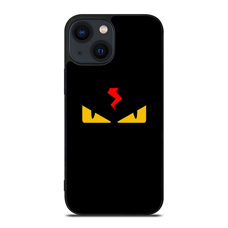 FENDI ROMA EYES YELLOW iPhone 14 Plus Case
