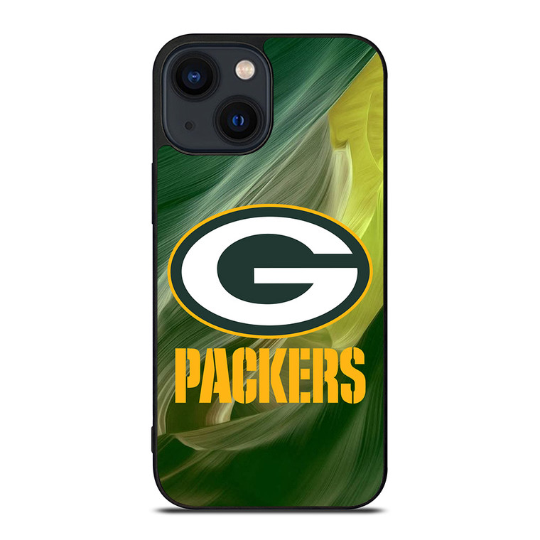 GREEN BAY PACKERS ART FOOTBALL iPhone 14 Plus Case