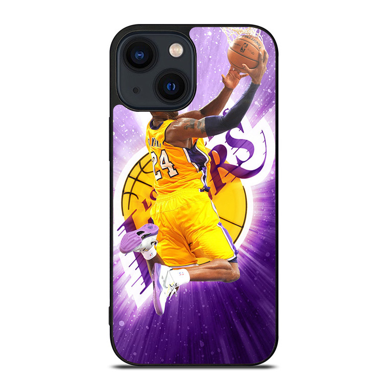 KOBE BRYANT LA LAKERS LAY UP iPhone 14 Plus Case
