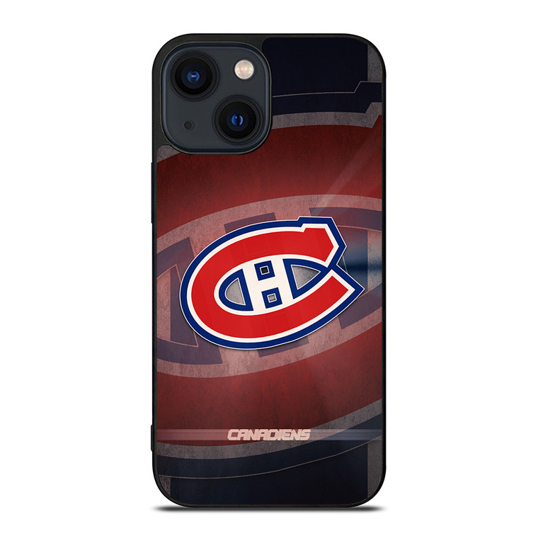 MONTREAL CANADIENS LOGO ICE HOCKEY iPhone 14 Plus Case