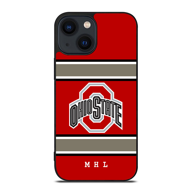 OHIO STATE BUCKEYES UNIVERSITY FOOTBALL LOGO iPhone 14 Plus Case