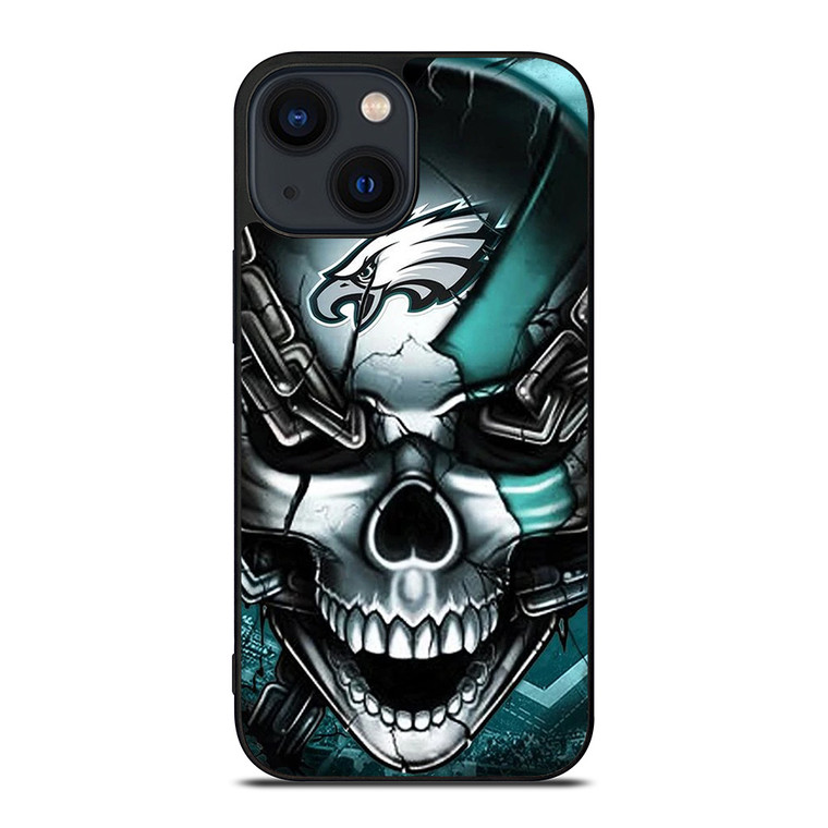 PHILADELPHIA EAGLES SKULL LOGO iPhone 14 Plus Case