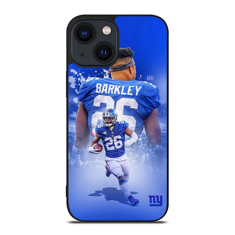 SAQUON BARKLEY NEW YORK GIANTS BACK iPhone 14 Plus Case