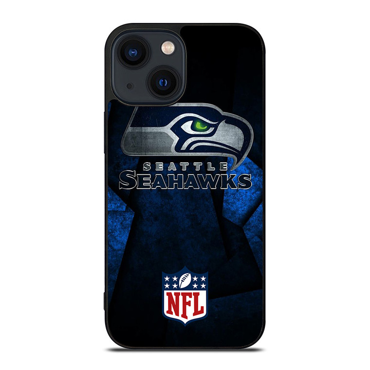 SEATTLE SEAHAWKS NFL BLUE iPhone 14 Plus Case