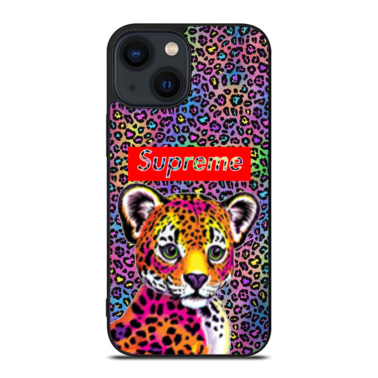 SUPREME LISA FRANK LEOPARD iPhone 14 Plus Case