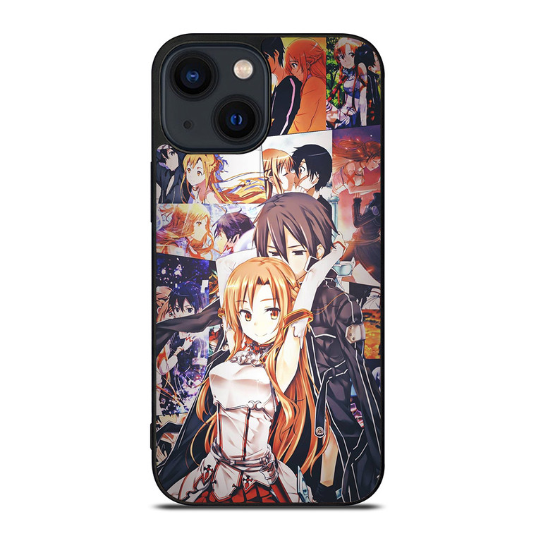 SWORD ART ONLINE KIRITO AND ASUNA LOVE iPhone 14 Plus Case