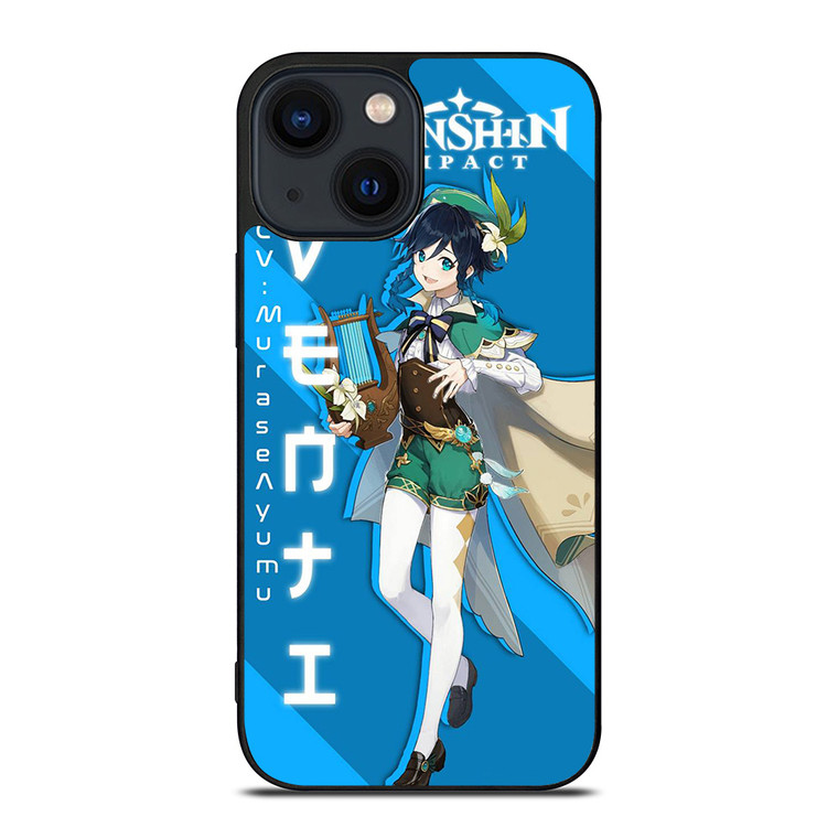 VENTI WINDBORNE BARD GENSHIN iPhone 14 Plus Case